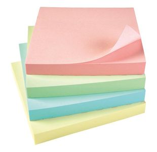 5 Star Sticky Notes Removable Pastel 76x76mm (Pack of 12) 912955