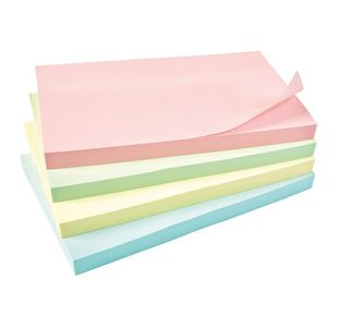 5 Star Sticky Notes Removable Pastel 76x127mm (Pack of 12) 912963