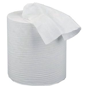 5 Star Centrefeed Tissue Refill Mini Dispenser 1-Ply 197mmx120m White (Pack of 12)