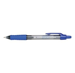5 Star Office Gel Rollerball Retractable 0.7mm Tip 0.4mm Line Blue (Pack of 12)