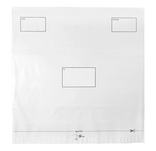 5 Star DX Bags Self Seal Waterproof White 470x430mm 50mm Flap (Pack of 100)