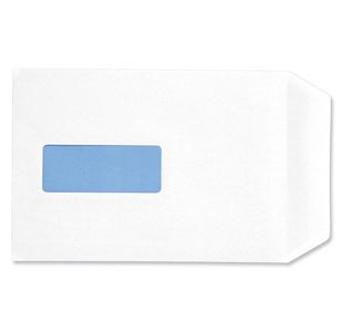 5 Star Office Envelopes Pocket Self Seal Window 90gsm C5 229x162mm White (Pack of 500)