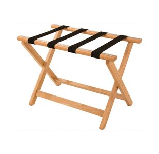 York Wooden Luggage Rack Light Wood 5187
