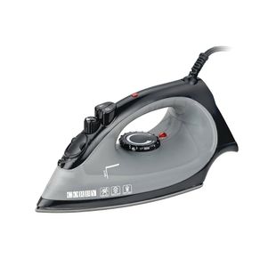 Sherwood 1200W Steam Iron with Fitted Plug Black 2556
