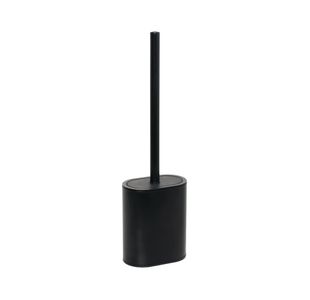 Sana Silicone Toilet Brush and Holder Black 10766