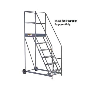 Climb-It Warehouse Safety Steps 600mm Platform 3 Tread Grey AHWS03GY