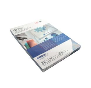 GBC HiClear A4 Binding Cover 200 Micron Super Clear (Pack of 100) CE012080E