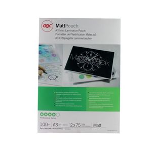 GBC Matt Laminating Pouch A3 150 Micron (Pack of 100) 41660E