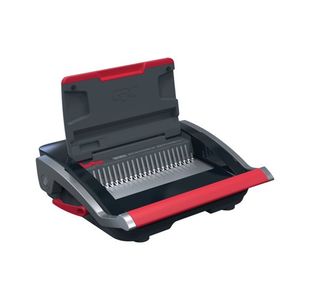 GBC CB25 Manual Comb Binding Machine Black/Red 4410063