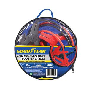 Goodyear Heavy Duty Booster Cables 400 Amp 2m 900046