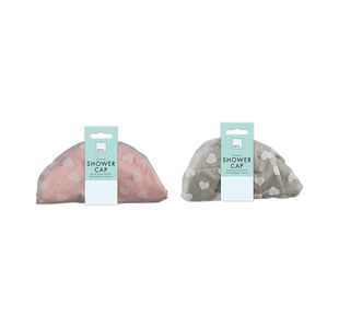 Forever Beautiful Printed Shower Cap Assorted Pack of 24 PER3763