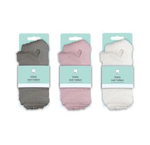 Forever Beautiful Towel Hair Turban Assorted Pack of 24 PER7905