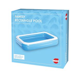 Family Sized Rectangular Pool 2.62x1.75m TOY5038OBS