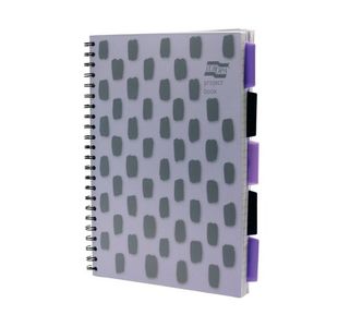 Europa Splash Project Book 200 Lined Pages A4 Purple Cover (Pack of 3) EU1506Z