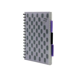 Europa Splash Project Book 200 Lined Pages A5 Purple Cover (Pack of 3) EU1508Z