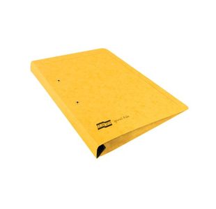 Exacompta Europa Spiral Files Foolscap Yellow (Pack of 25) 3006
