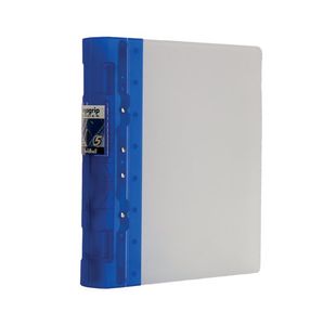 Guildhall GLX Ergogrip Ring Binder Frosted A4 Blue (Pack of 2) 4542