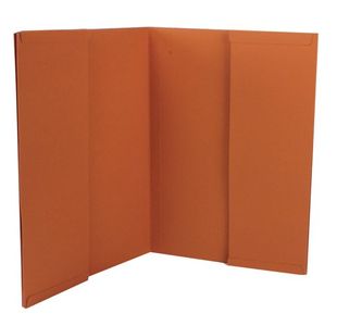 Exacompta Guildhall Legal Double Pocket Wallet Foolscap Orange (Pack of 25) 214-ORG