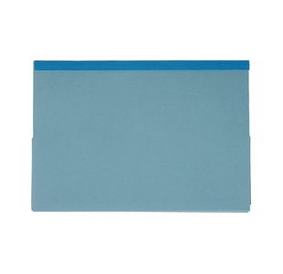 Exacompta Guildhall Reinforced Legal Double Pocket Wallet Blue (Pack of 25) 218-BLU