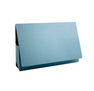 Exacompta Guildhall Probate Document Wallet 315gsm Blue (Pack of 25) PRW2-BLUE