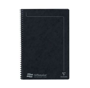 Clairefontaine Europa Notemakers Notebook A4 Black (Pack of 10) 4862
