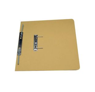 Exacompta Guildhall Transfer Spiral File 315gsm Foolscap Yellow (Pack of 50) 348-YLW