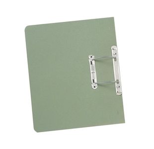 Exacompta Guildhall Heavyweight Transfer Spiral File 420gsm Foolscap Green (Pack of 25) 211/7002