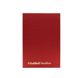 Exacompta Guildhall Headliner 6 Cash Column Account Book 38/6 1147