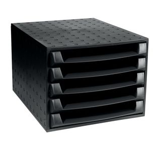 Forever 5 Drawer Set Black 221014D