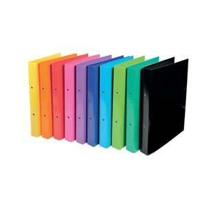 Iderama A4 Ring Binder 2 Ring 30mm Assorted (Pack of 10) 54929E