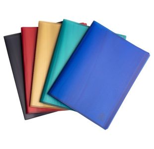 Exacompta OPAK Recycled Display Book 30 Pockets A4 Assorted (Pack of 5) 78530E