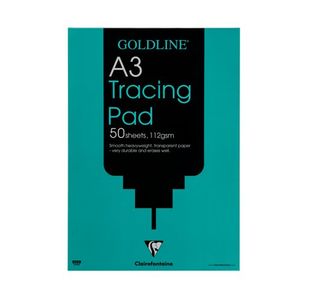 Clairefontaine Goldline Heavyweight Tracing Pad 112gsm 50 Sheets A3 GPT3A3