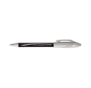 PaperMate Flexgrip Elite Retractable Ballpoint Pen Medium Black (Pack of 12) S0767600
