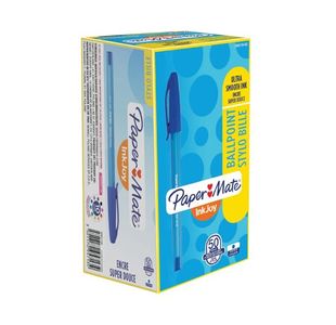 PaperMate InkJoy 100 Ballpoint Pen Medium Blue (Pack of 50) S0957130
