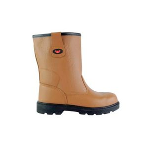 Tuffking Glacier Safety Rigger Boot Steel Toecap Tan 07