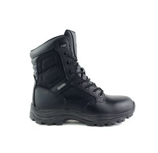 Tuffking Bishop Tactical Non-Safety Leather Boot 8 Inch Zip Size 4 Black 9125-04-BLK