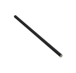 Go-Pak Paper Straw 200mm x 6mm Black (Pack of 5000) D22013