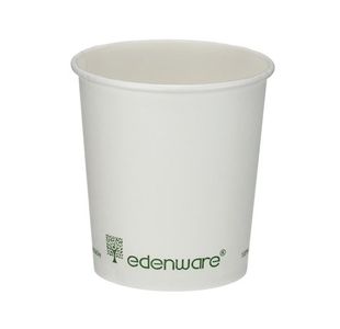 Go-Pak Single Wall Coffee Cup PLA Lined 4oz White (Pack of 1000) B01020