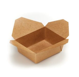 Go-Pak Deli Box 8 Inch Fold Top Medium Kraft (Pack of 300) D40702
