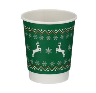 Go-Pak Christmas 8oz Double Wall Cup (Pack of 500) XD04021XM