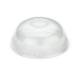 Go-Pak Domed Lid with Hole Recyclable PET 9oz (Pack of 2000) R10052