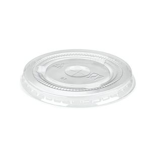 Go-Pak Straw Slot Cold Cup Lid Recyclable PET 9oz Clear (Pack of 1000) R11002