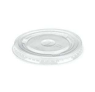 Go-Pak Straw Slot Cold Cup Lid RPET 12 to 22oz Clear (Pack of 1000) R11003