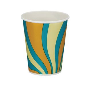 Go-Pak Single Wall Cold Paper Cup PE Lined 9oz Assorted (Pack of 1000) D01102