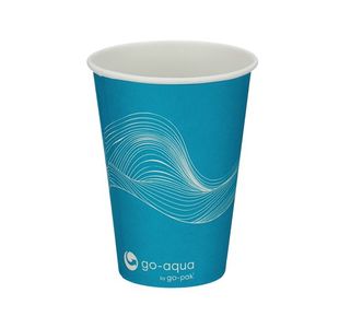 Go-Pak Single Wall Paper Water Cup PE Lined 7oz Blue (Pack of 1000) D01107