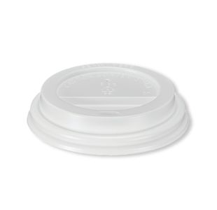 Go-Pak Cup Lid Polypropylene 8oz White (Pack of 100) P10002