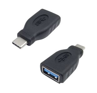 Connekt Gear USB 3 Adapter Type C Male to A Female + OTG Black 26-0430