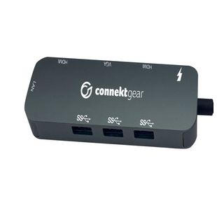 Connekt Gear Type C Dual Screen Docking Station 3 100W Power Delivery Charging 25-0101