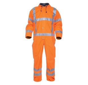 Hydrowear Ureterp SNS High Visibility Waterproof Coverall Orange M HYD072380ORM