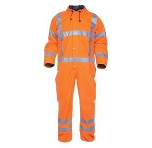 Hydrowear Ureterp SNS High Visibility Waterproof Coverall Orange 2XL HYD072380OR2XL